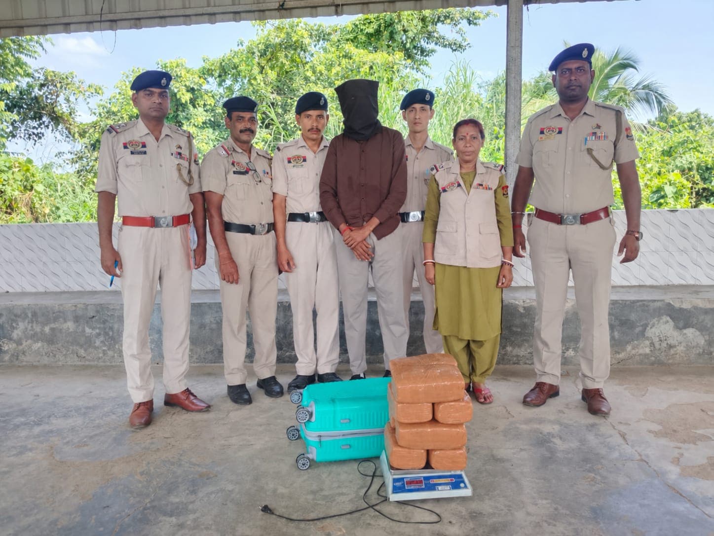 Ganja Worth ₹8 Lakh Seized at Agartala Railway Station